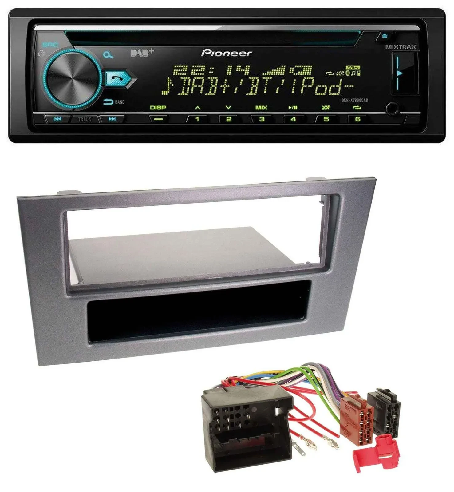 Pioneer DAB MP3 CD USB Bluetooth Autoradio für Ford Mondeo 03-07 OEM-Visteon-Son