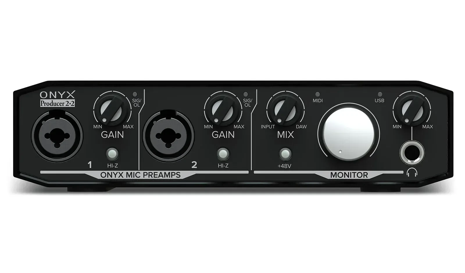Б/У Аудиоинтерфейс Mackie Onyx Producer 2.2 2x2 USB MIDI