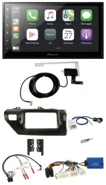 Pioneer USB Lenkrad 2DIN Bluetooth DAB Autoradio für Toyota Hilux 2015-2020