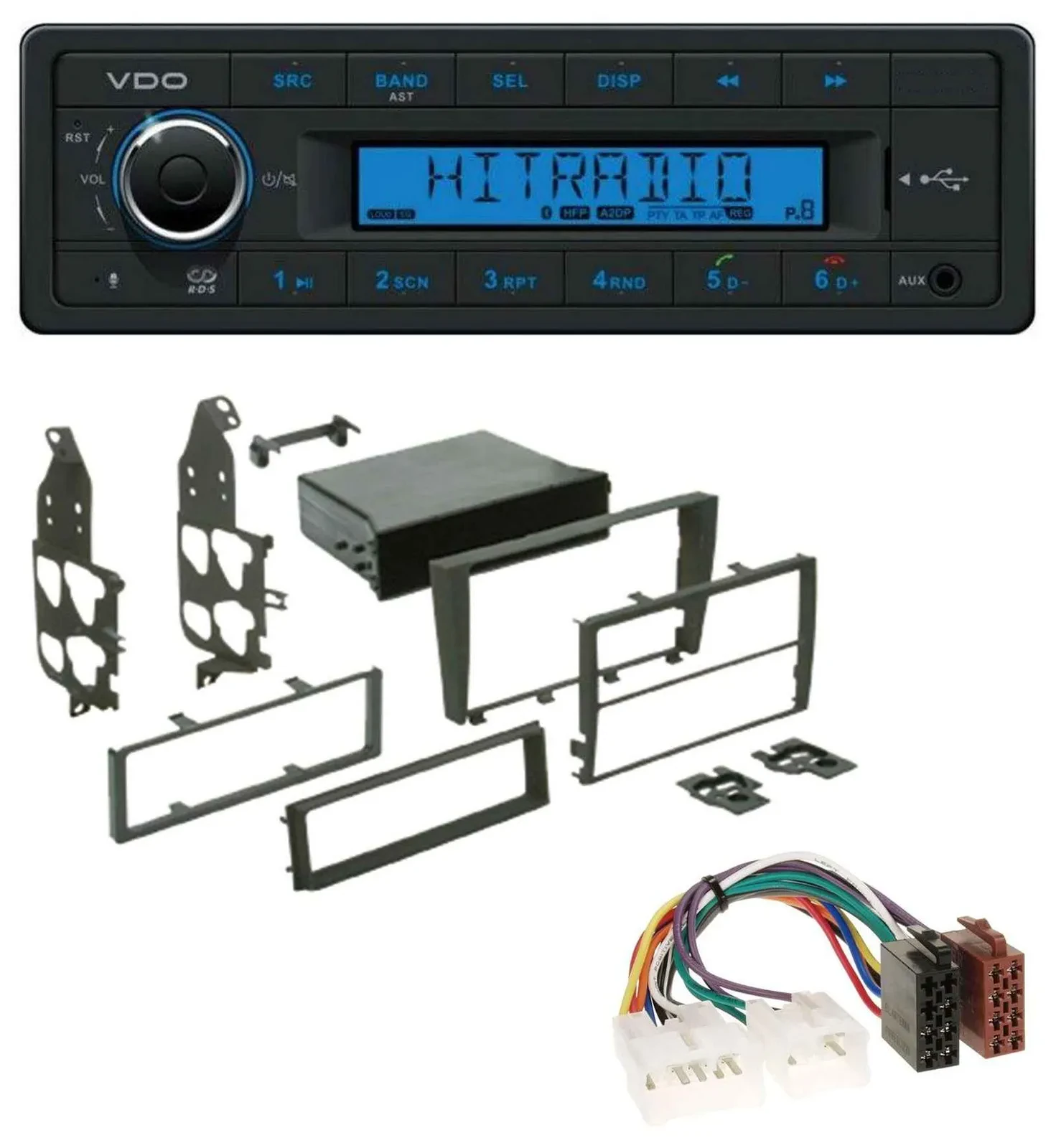 VDO AUX Bluetooth USB MP3 Autoradio für Lexus IS 300 (XE1, 2001-2005)