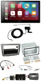 Автомагнитола Pioneer 2DIN, DAB, Bluetooth, USB для Alfa Romeo Mito (2014–2018), поддержка управления на руле