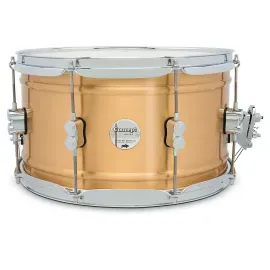 Малый барабан PDP by DW Concept Brass 14x8 Natural Satin Brushed