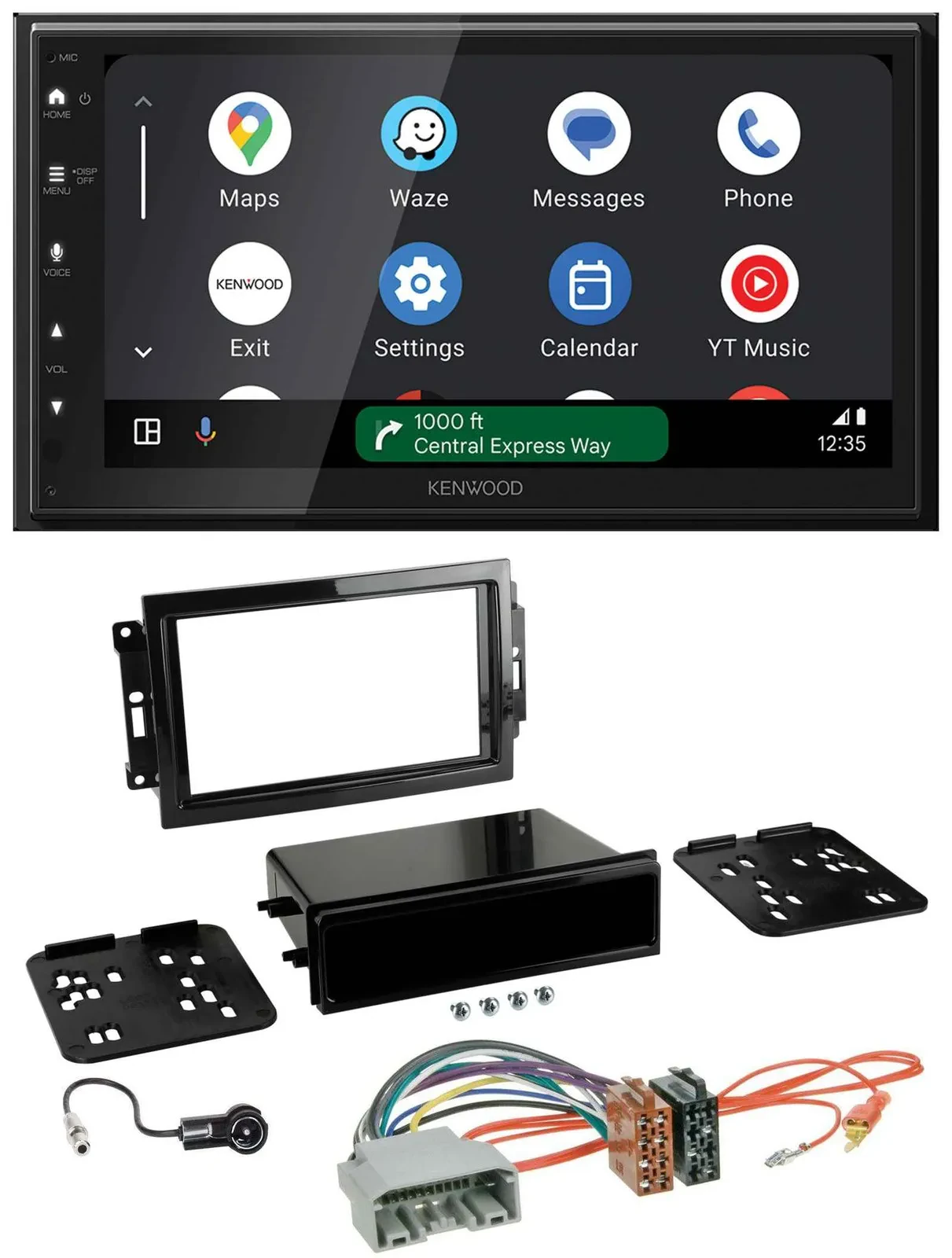 Kenwood DAB Bluetooth USB MP3 2DIN Autoradio für Chrysler 300C Dodge Caliber Jee
