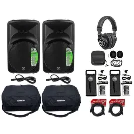 Активная акустическая система Mackie SRM450V3 Black с аксессуарами (пара)