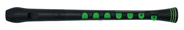 Блокфлейта сопрано NUVO Recorder+ Black/Green with hard case