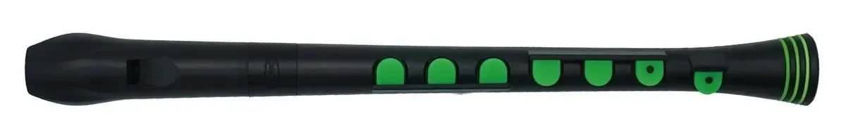 Блокфлейта сопрано NUVO Recorder+ Black/Green with hard case