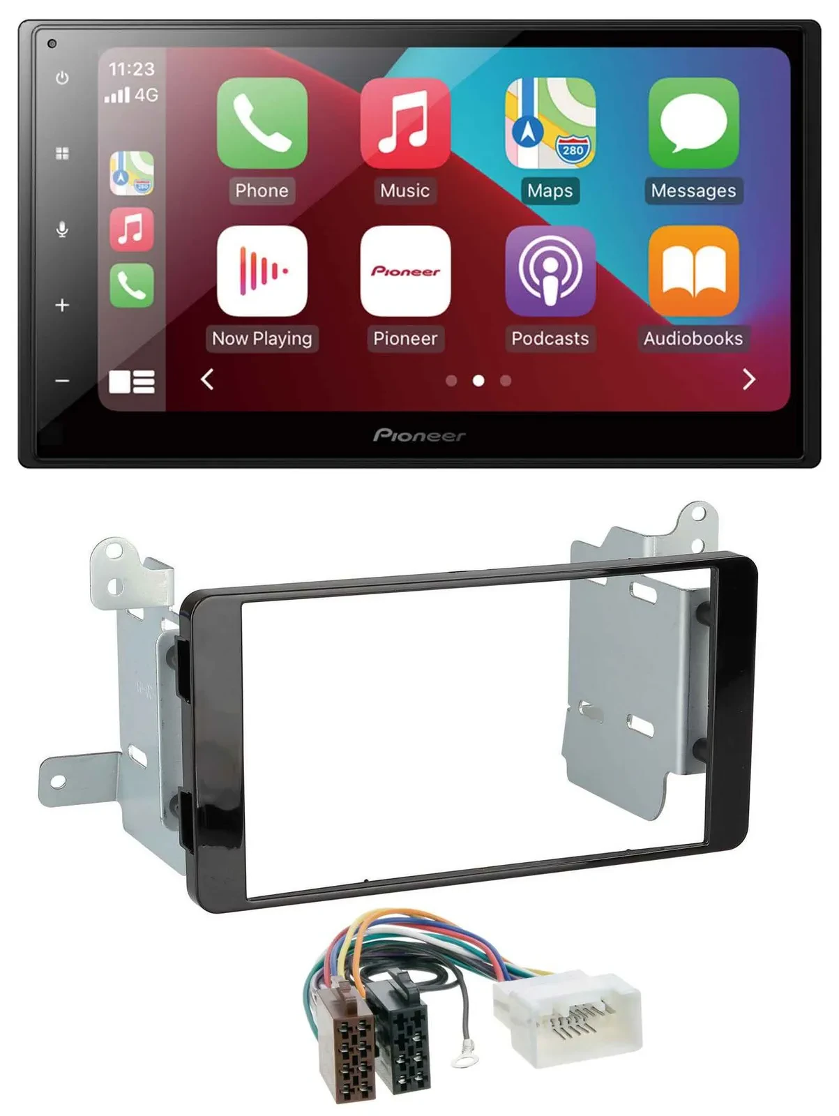 Pioneer USB MP3 DAB 2DIN Bluetooth Autoradio für Fiat Fullback Mitsubishi L200 a