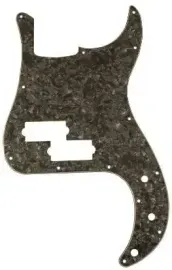 AXL Model PG-377-B 2-Pickup P Bass Pickguard, Black Pearloid