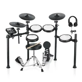 Ударная установка электронная Donner DED-200P Electric Drum Set 5 Drums 3 Cymbals