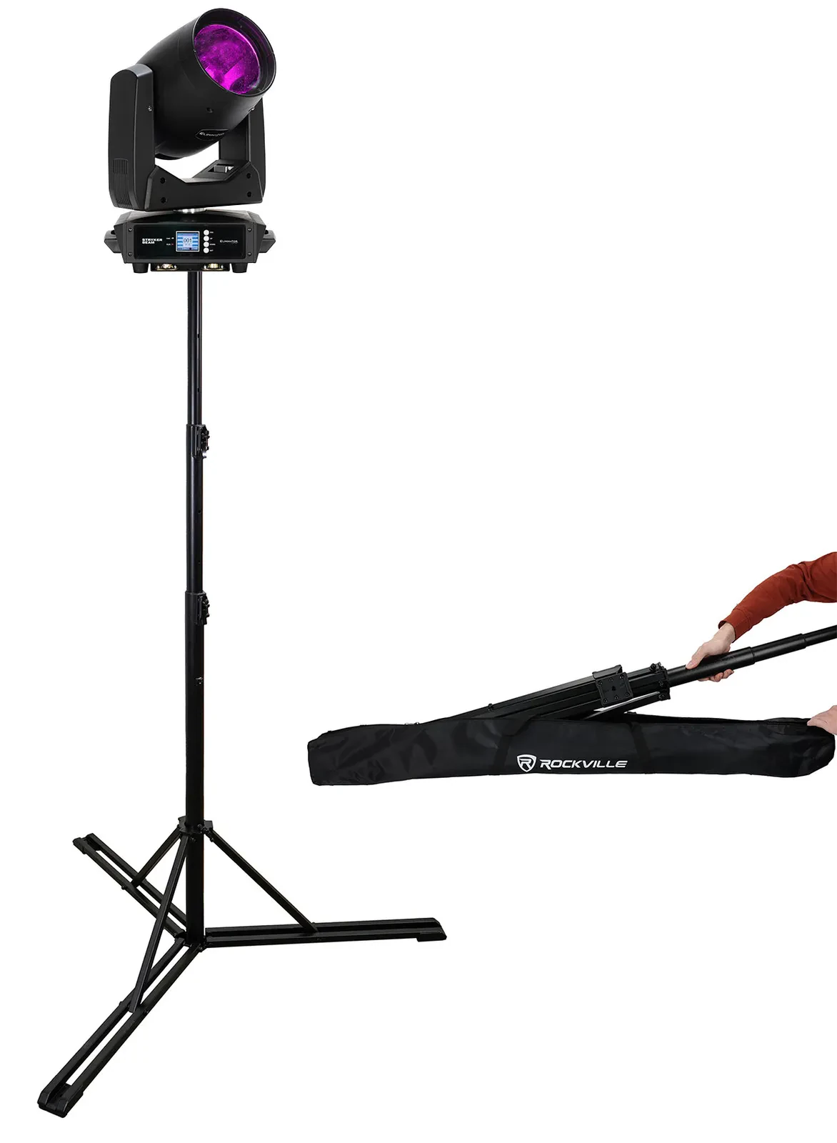 Прожектор American DJ Stryker Beam DMX LED Moving Head со стойкой