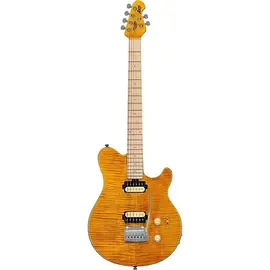 Электрогитара Sterling by Music Man S.U.B. Axis Flame Maple Top Transparent Gold