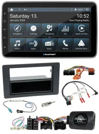 Blaupunkt USB DAB SD Lenkrad Bluetooth Autoradio für Saab 9-5 YS3E Facelift 2005