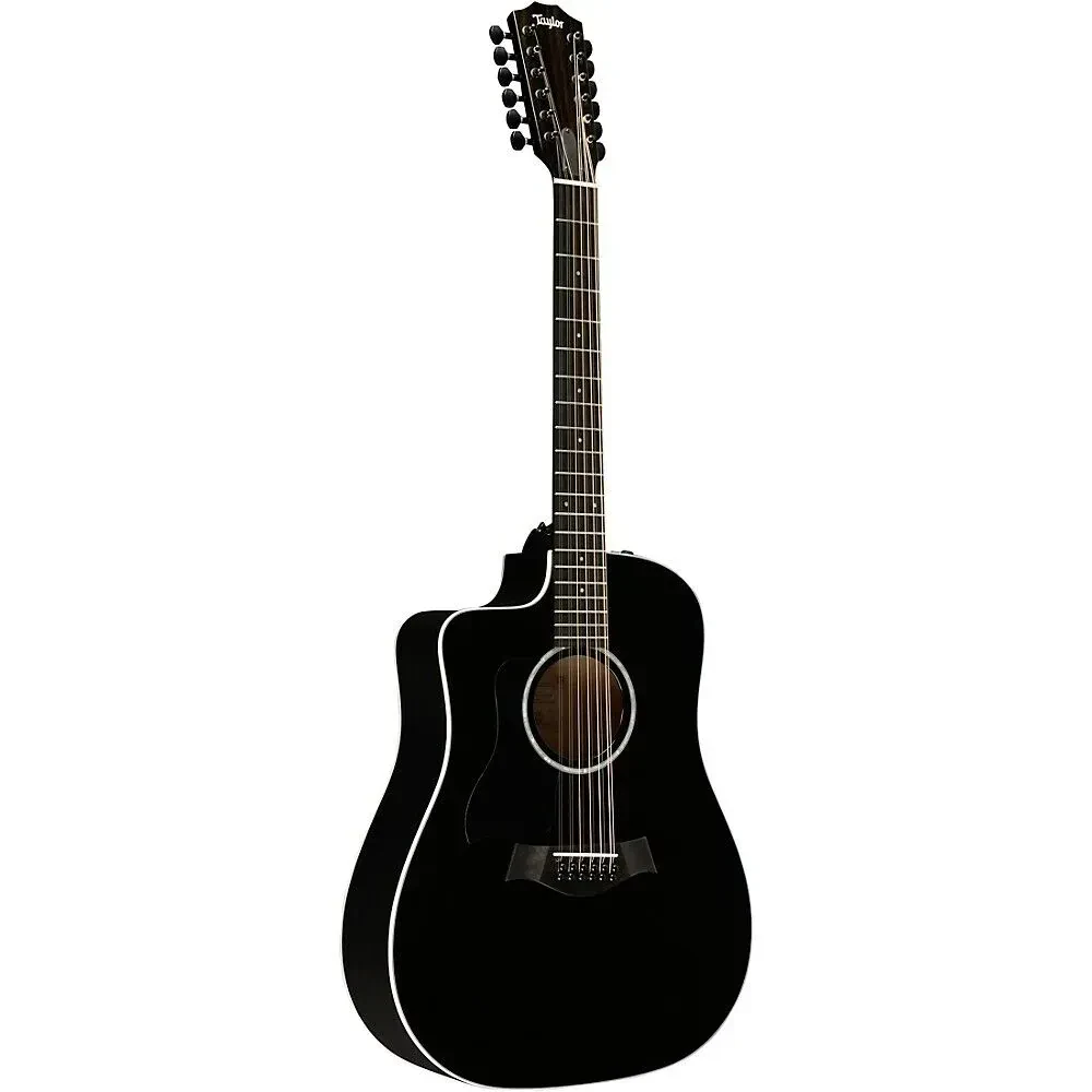 Электроакустическая гитара Taylor 250ce Plus Dreadnought Left-Handed Black