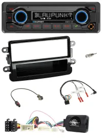 Автомагнитола Blaupunkt Bluetooth USB MP3 для Dacia (с 2012), чёрный глянец