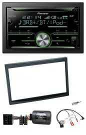 Pioneer Bluetooth Lenkrad DAB 2DIN USB CD Autoradio für Citroen C3 C2 Berlingo s
