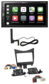 Автомагнитола Pioneer 2DIN, USB, Bluetooth, DAB, MP3, черная, для Honda Accord 2002–2008