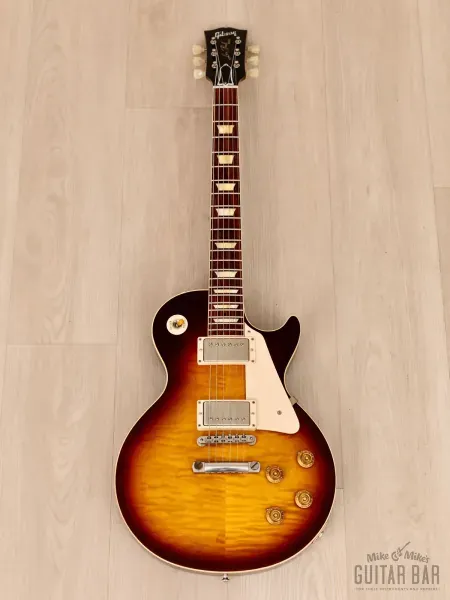 Электрогитара Gibson Custom Shop Historic 1959 Les Paul Standard R9 HH Bourbon Burst w/case USA 2013