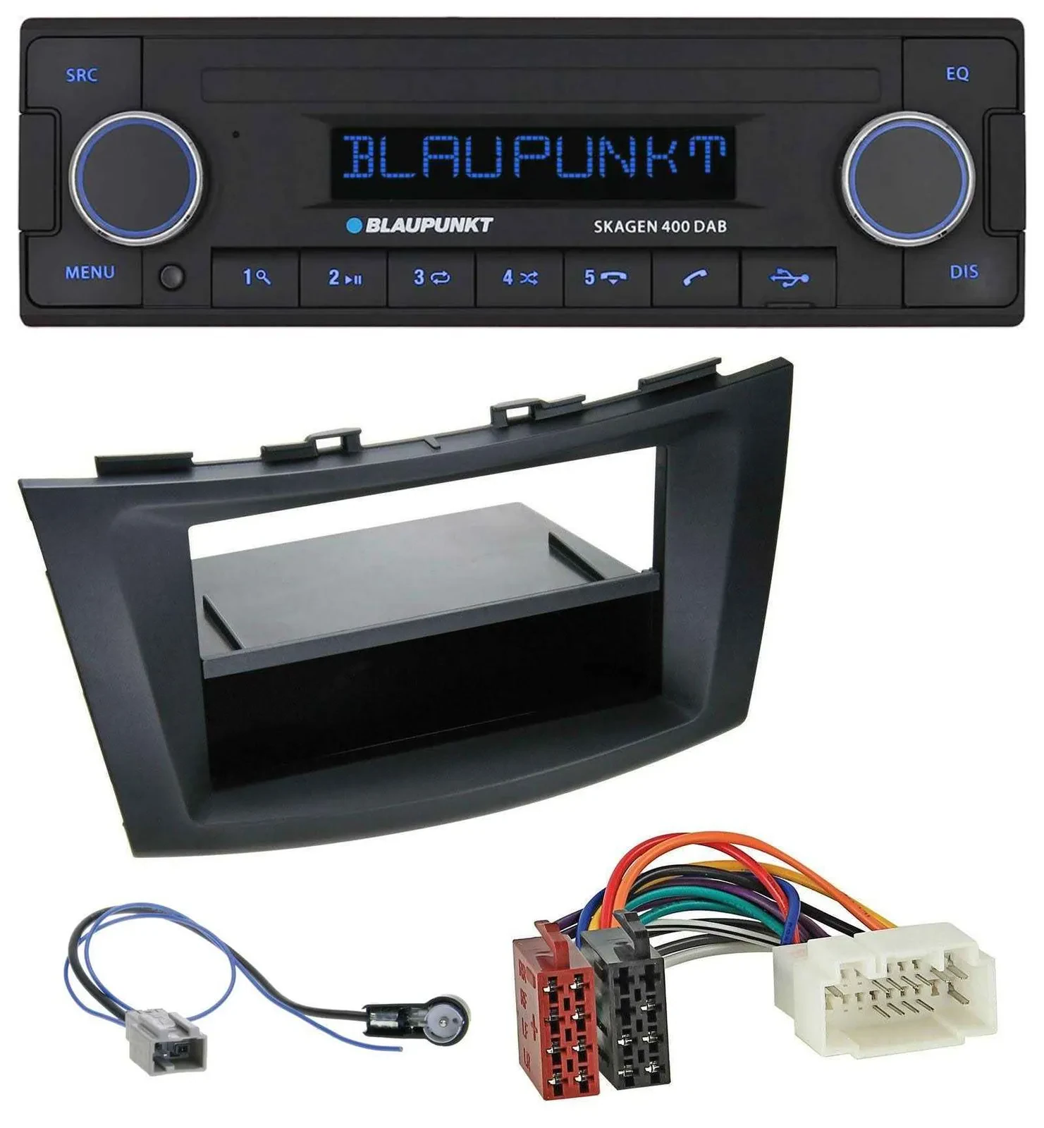 Blaupunkt DAB USB Bluetooth MP3 Autoradio für Suzuki Swift (FZ/NZ, ab 2010)