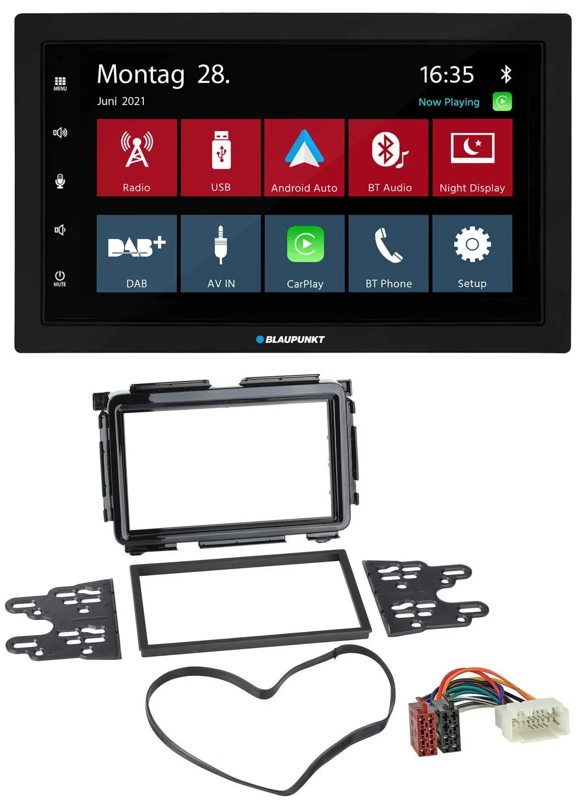 Автомагнитола для Honda HR-V (RU, с 2015) Blaupunkt 2DIN Bluetooth DAB USB MP3