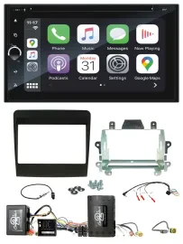 Blaupunkt DAB USB Bluetooth Lenkrad 2DIN TMC Navigation für Porsche 911 11-17 So