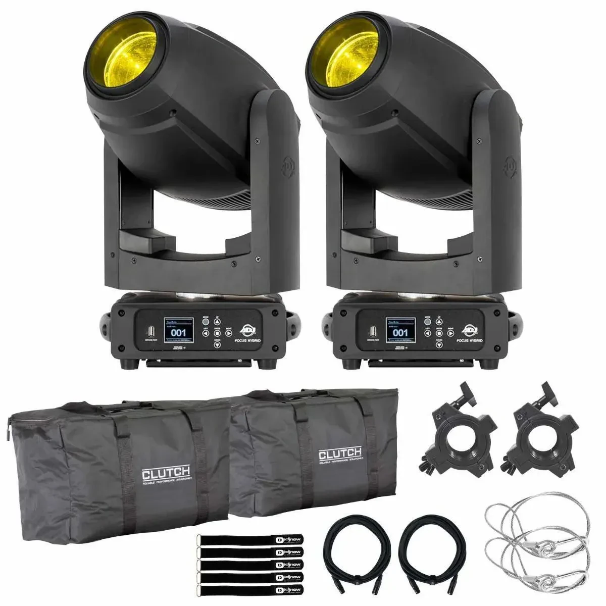 Прибор с полным движением American DJ FOCUS-HYBRID с аксессуарами (пара)