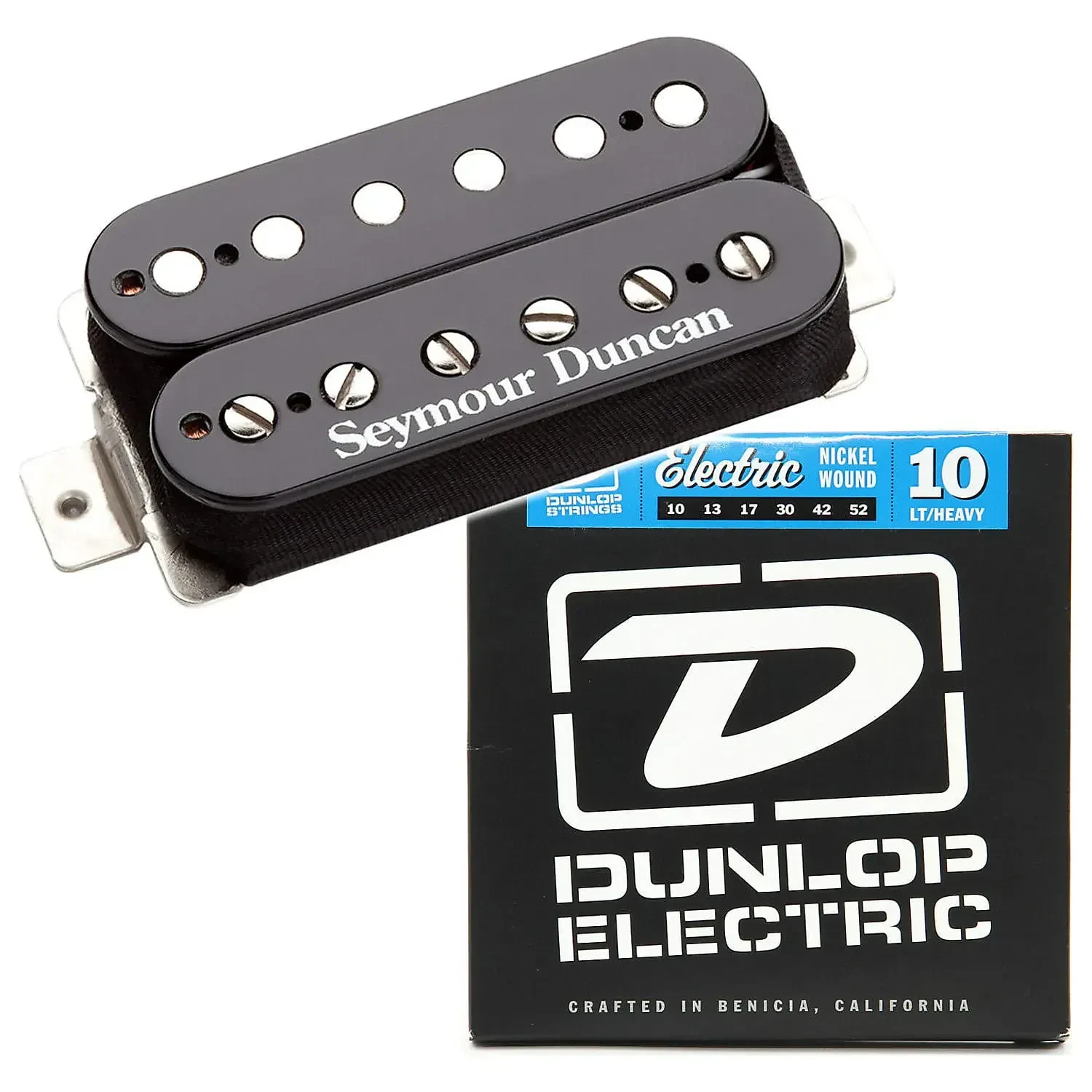 Звукосниматель для электрогитары Seymour Duncan TB-15 Alternative 8 Trembucker с комплектом струн
