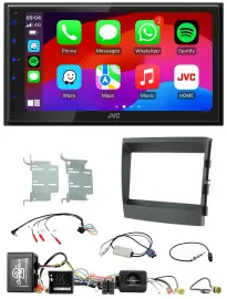 JVC Bluetooth USB Lenkrad 2DIN DAB Autoradio für Porsche Panamera MOST-Soundsyst