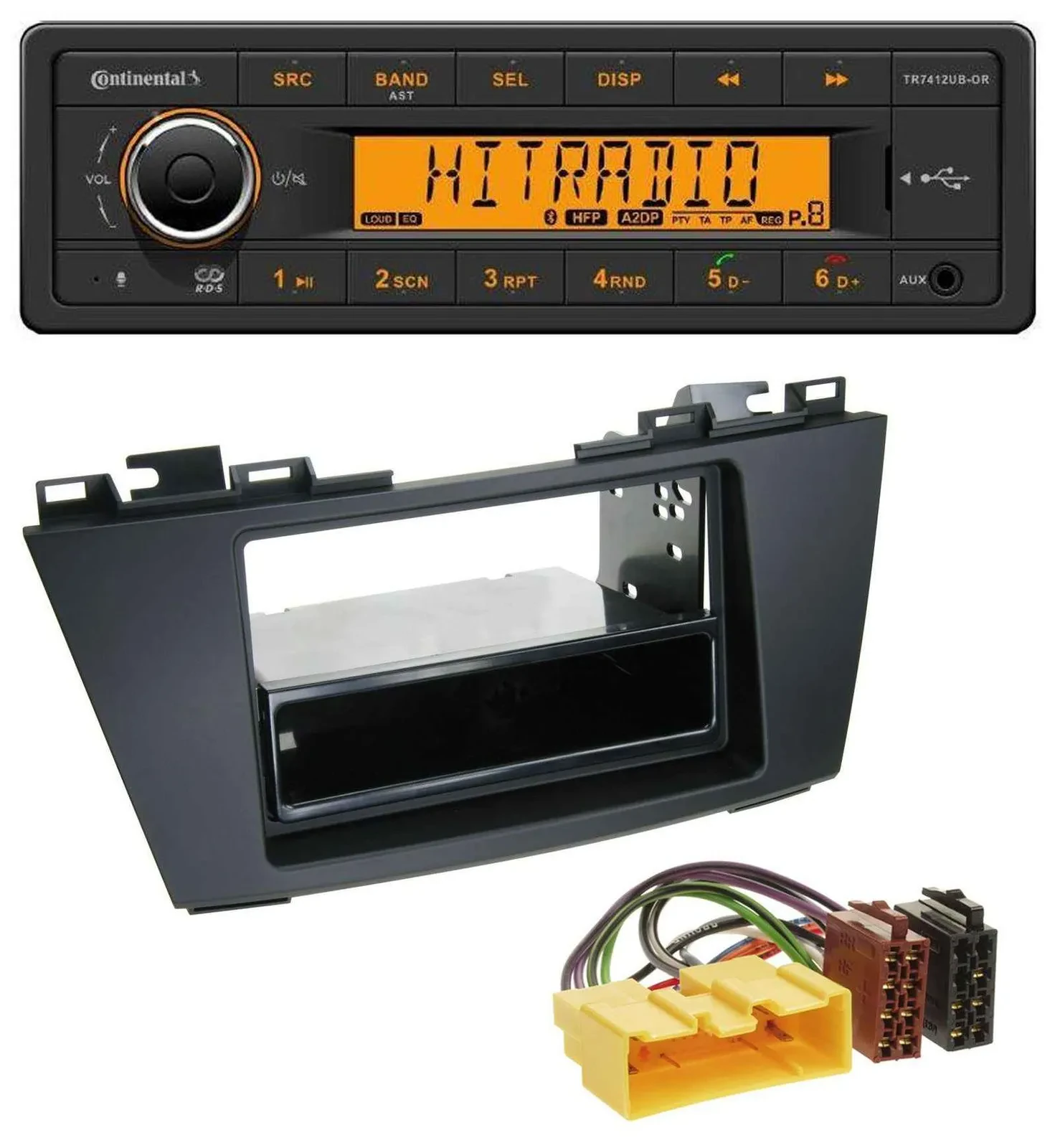Continental MP3 Bluetooth AUX USB Autoradio für Mazda 5 (ab 2010)