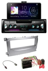 Pioneer USB MP3 Bluetooth DAB Autoradio für Ford S-Max Mondeo 07-14 silber