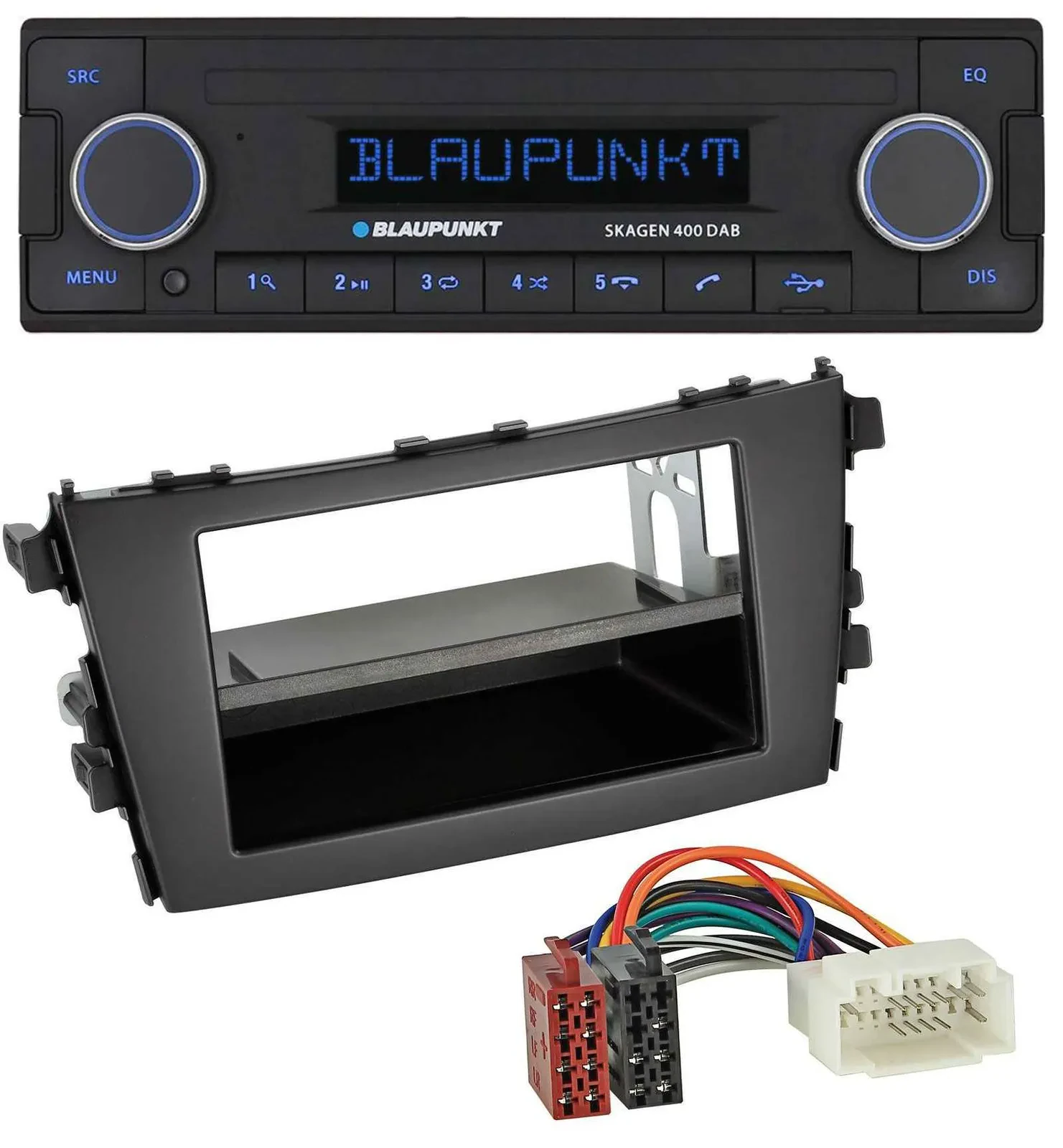 Blaupunkt DAB USB Bluetooth MP3 Autoradio für Suzuki Celerio (LF, ab 2014)