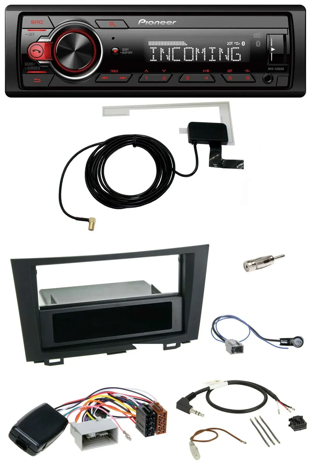 Pioneer USB Lenkrad DAB Bluetooth Autoradio für Honda CRV (2006-2012)