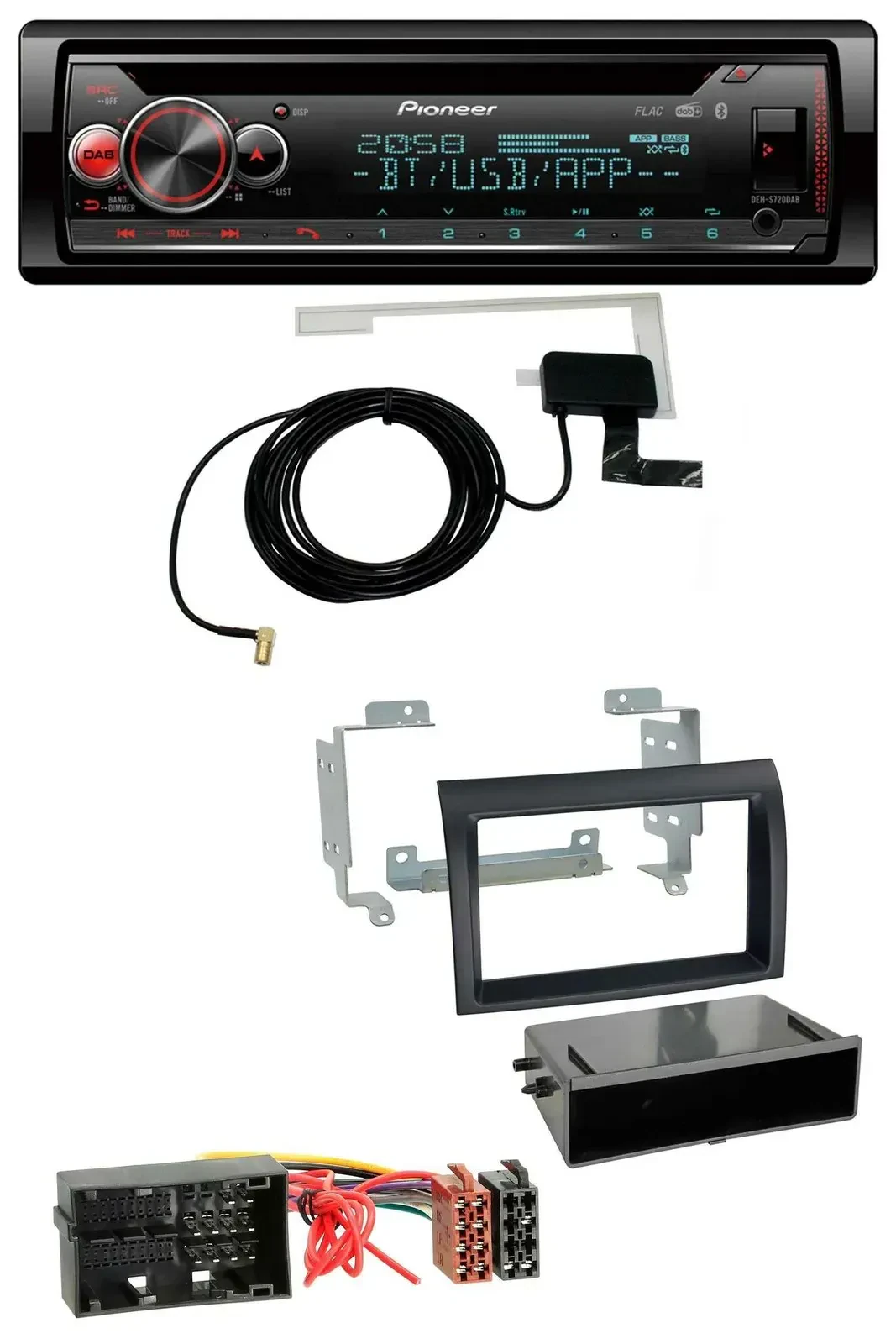 Автомагнитола Pioneer DAB, CD, MP3, USB, Bluetooth для Citroen Jumper (с 2014) и Fiat Ducato