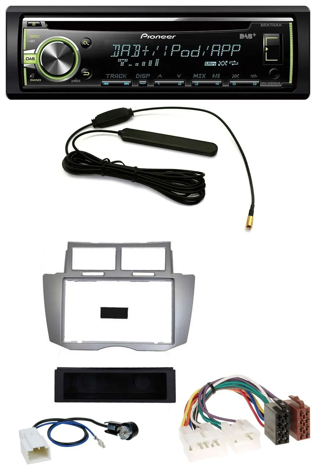 Автомагнитола для Toyota Yaris (2007–2011) Pioneer MP3 USB CD DAB AUX