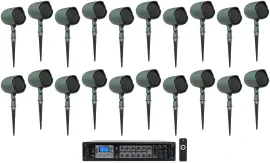 Рупорная акустика JBL GSF3-GN Green с усилителем (20 штук)
