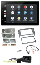 Автомагнитола Pioneer 2DIN USB Bluetooth DAB для Toyota Auris 2007–2011, антрацит