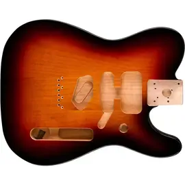 Гитарная дека Fender Deluxe Telecaster Alder Body 3-Color Sunburst