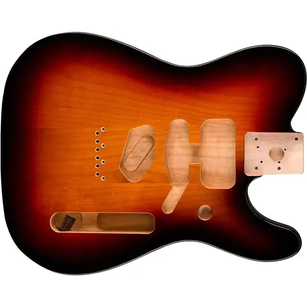 Гитарная дека Fender Deluxe Telecaster Alder Body 3-Color Sunburst