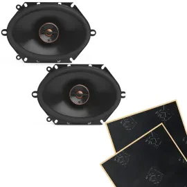 Infinity REF687F 120W RMS 6x8" Coaxial Speakers w/ Sound Damping