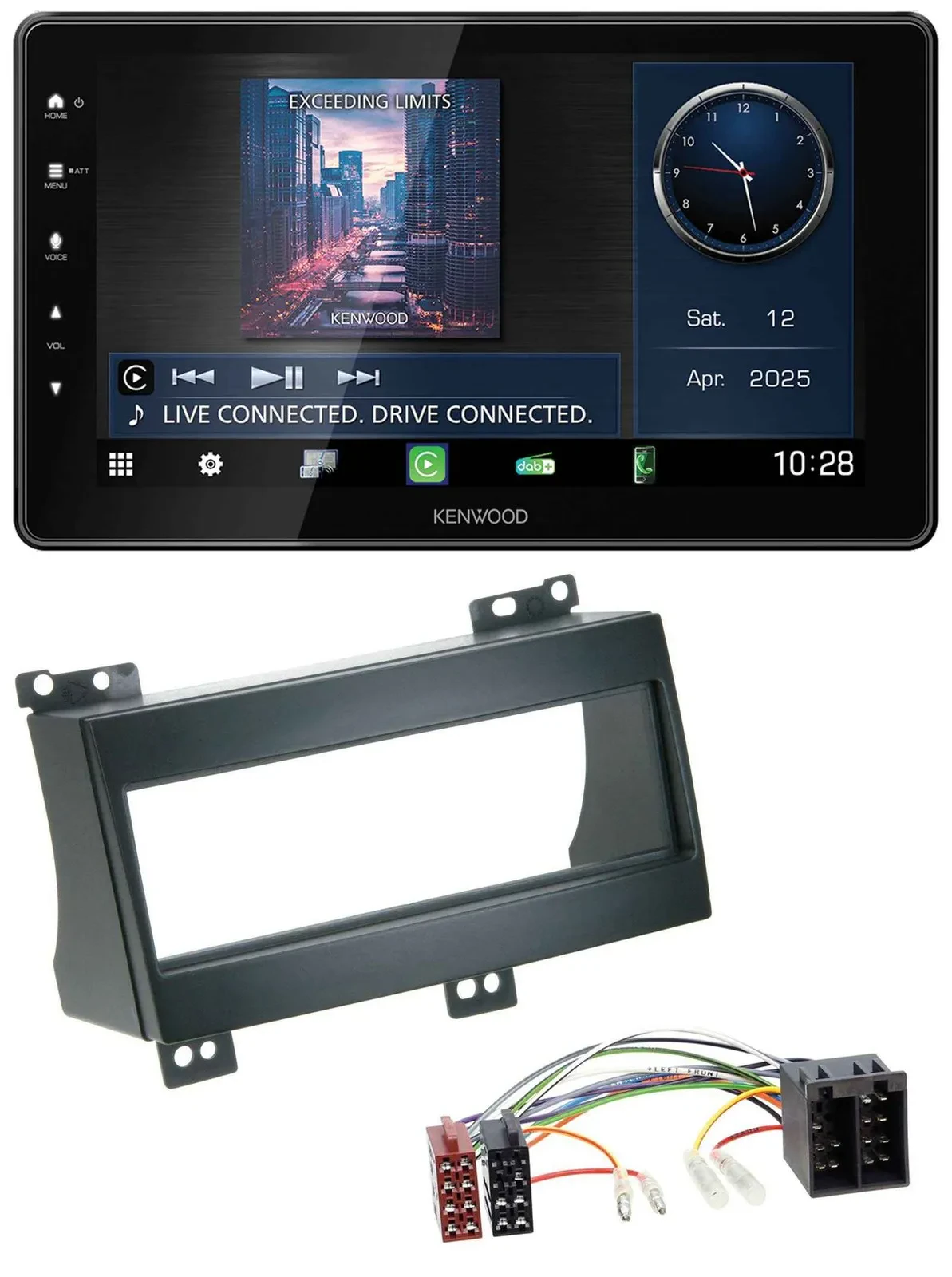 Kenwood MP3 Bluetooth USB DAB Autoradio für Kia Ceed (2007-2009)