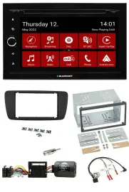 Blaupunkt 2DIN Lenkrad Bluetooth USB TMC DAB Navigation für Seat Ibiza ab 08 nit