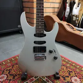 Электрогитара Fernandes TSJ Superstrat HSS Silver Taiwan 2000 w\gigbag