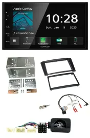 Kenwood Bluetooth Lenkrad DAB USB 2DIN Autoradio für Toyota Avensis 2003-2009