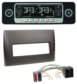 Dietz USB DAB MP3 Bluetooth Autoradio für Fiat Stilo (192, 2001-2008)