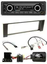 Автомагнитола для Audi A4 (2000–2004) Blaupunkt Bluetooth, USB, MP3, поддержка кнопок на руле, ISO