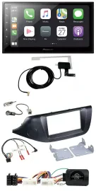 Автомагнитола Pioneer 2 DIN, Bluetooth, DAB, USB, для Kia Ceed (с 2012), черный