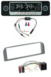 Dietz MP3 DAB Bluetooth USB Autoradio für Alfa Romeo 147, GT - anthrazit