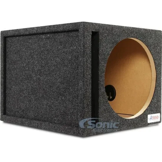 Atrend 12SQV 12" Single Pro Series Vented/Ported Subwoofer Enclosure Box