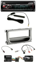 Pioneer USB DAB Lenkrad Bluetooth CD Autoradio für Ford C-Max Focus Galaxy ab 07