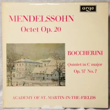 Б/У виниловая пластинка Mendelssohn – Octet Op. 20 · Quintet in C Major Op. 37 No. 7