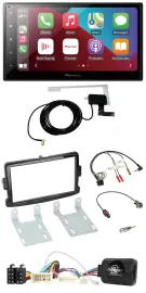 Автомагнитола Pioneer 2 DIN, USB, Bluetooth, DAB, для Dacia (с 2012), цвет piano black